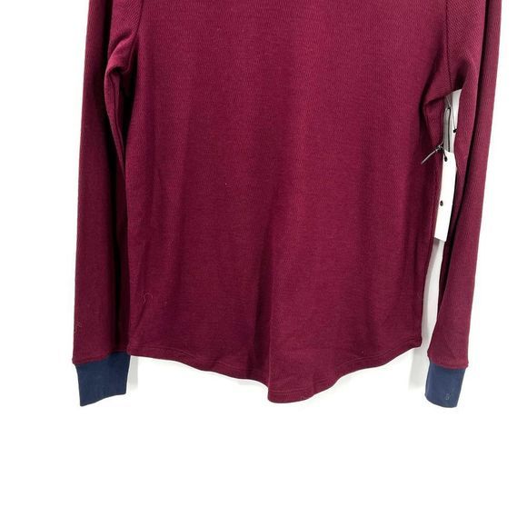 Treasure & Bond Long Sleeve Ringer T-Shirt in Maroon and Navy NWT Size XS - Picture 6 of 8